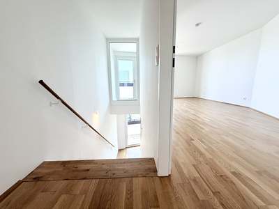 ERSTBEZUG am Hauptbahnhof: EXKLUSIVE DACHGESCHOSSWOHNUNG mit Dachgarten und wunderschönem Wienblick! · Neubau