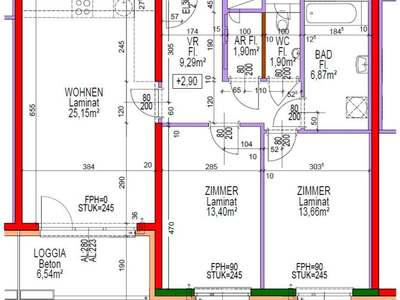 3 Zimmer · 78.71 m² · Top 10 · Fabriksgasse 13