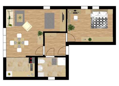 2-Zimmer-Wohnung, Pirna-Copitz · Dachgeschoss, links · frei ab 01.01.2027