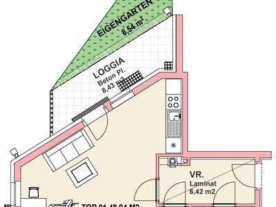 Berndorf | Begleitetes Wohnen in Miete | Top 1 | EG mit Garten · frei ab 01.11.2026
