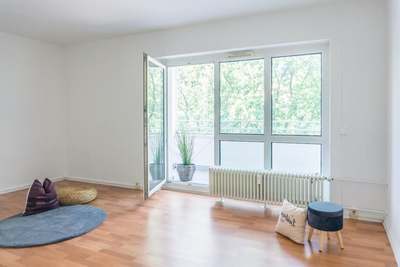 Ebenerdig erreichbare 2-Raum-Wohnung mit Balkon