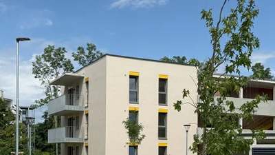 ein viertel grün - Baufeld 8, 39 freifinanzierte Mietwohnung mit Kaufoption · In Vergabe · Baubeginn: Sommer 2023 Fertigstellung: September 2025