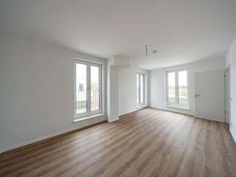 Neubauwohnung an der Waterkant mit Terrasse und Fußbodenheizung im Erstbezug