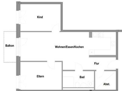 Herzogenaurach-3 Zimmer Wohnung - Wohnberechtigungsschein II mit EK 3 unabdingbar! · Ortsbezug erforderlich · angegebene Miete bereits um Förderung reduziert · frei ab 01.12.2026
