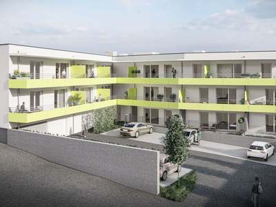 Drassburg, Bahnstraße, 16 Wohneinheiten · Wohnhaus · Bauende Herbst 2026 · In Bau