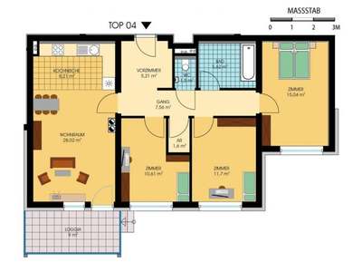4 Zimmer · 87 m² · Hauptplatz 10