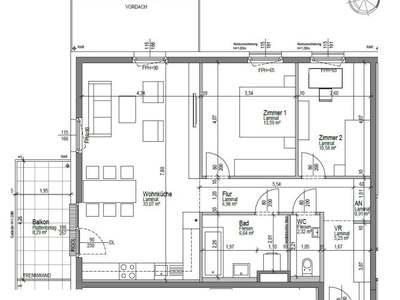 3 Zimmer · 79.32 m² · Wasserweg 2