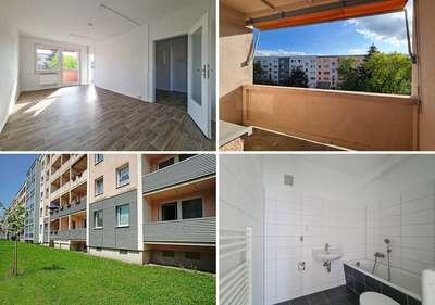 Helle, moderne 3 Zimmerwohnung mit Balkon & chicen Wannenbad (Stellplatz auf Anfrage)