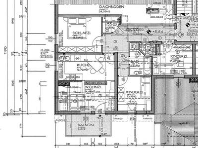Viehdorf | Geförderte Dachgeschoßwohnung in Miete mit Kaufoption | Top 8 | 2.OG mit Balkon