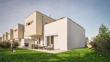 Schönes Eckreihenhaus mit großem Garten und Dachterrasse