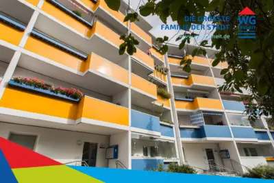 3-Raum-Wohnung mit Essküche und XXL-Balkon