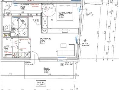 Betreutes Wohnen Top 11. Geförderte 2 Zimmer Mietwohnung | Balkon. · Weistrach