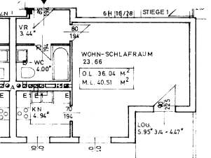 1-Zimmer-Wohnung · Baumeistergasse 10/10