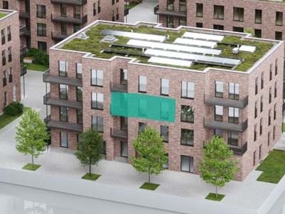 1-Zimmer-Wohnung · Haus 1, 2.OG · barrierefrei · Nr. H1-02-12 · Neubau