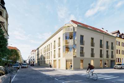 28 Einheiten 30 - 85 m² · Vinzenzgasse 41 · Bezug Frühjahr 2028 · Miete | gefördert