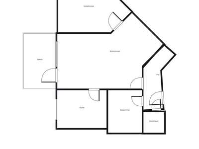 Moderne 2-Zimmer-Wohnung mit Balkon kurzfristig verfügbar