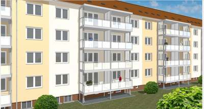 Hier lädt ein großer Balkon zum Verweilen ein · frei ab 01.12.2026