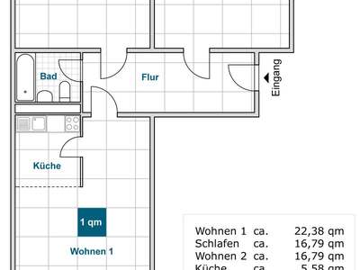 Familienfreundliche 3-Zimmerwohnung mit Balkon!