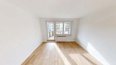 3-Raum-Wohnung mit Balkon und alle Räume mit Fenster · frei ab 01.10.2026