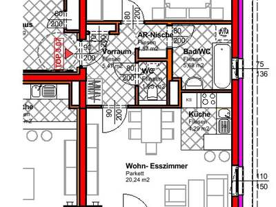 Würflach | Geförderte Mietwohnung mit Kaufoption | Top 8/3/7 | 2.OG mit Balkon · frei ab 01.01.2027