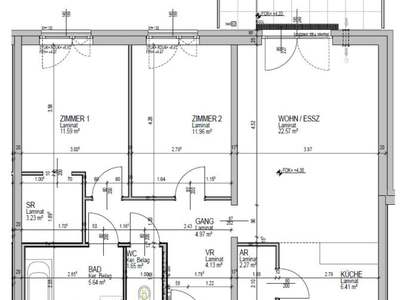3 Zimmer · 74.42 m² · Am Wiesengrund 23 - Wohnungen