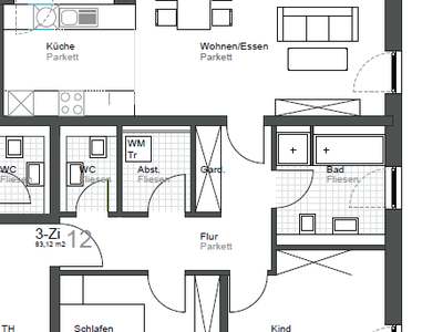 3-Zimmer Wohnung in Kaufering · frei ab 01.11.2026