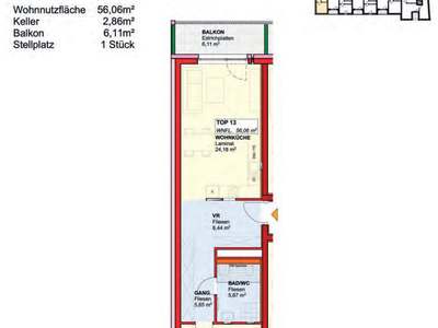 Top 13 | gef. 2 Zimmer Wohnung | Miete mit Kaufoption | Balkon · Guntersdorf