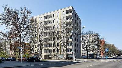 Sewanstraße 38-40 · 37 bis 92 m² · Fertigstellung 3. Quartal 2025 · Warmmiete ab 388,00 Euro