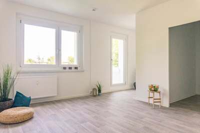 Ebenerdig erreichbare 1-Raum-Wohnung mit Balkon