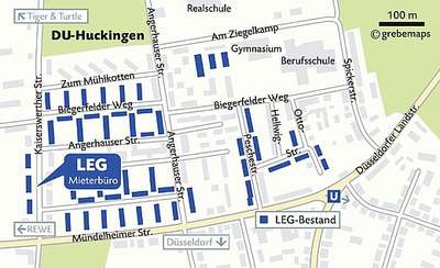 Demnächst frei! 2-Zimmer-Wohnung in Duisburg Huckingen