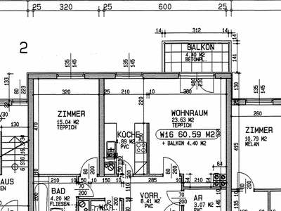 Geförderte 2-Zimmer Mietwohnung | ca. 60 m² | 3. Obergeschoss | Balkon · St. Pölten · frei ab 01.11.2026