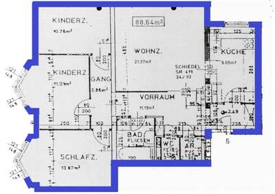 Geförderte 4-Zimmer Mietwohnung | ca. 88 m² | Obergeschoss · Bad Schönau