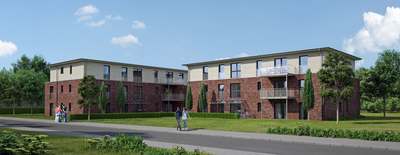 Neubau 2 Zimmer im Schwarzen Weg Typ 3 (3. Förderweg) · frei ab 01.11.2026