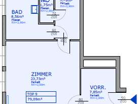 2-Zimmer-Wohnung · Wohnpark Rennweg | Stiege 16 / Top 9(HB)