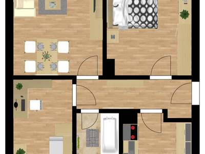 3-Zimmer-Wohnung, Pirna-Zentrum · 1. Obergeschoss, links · frei ab 01.01.2027