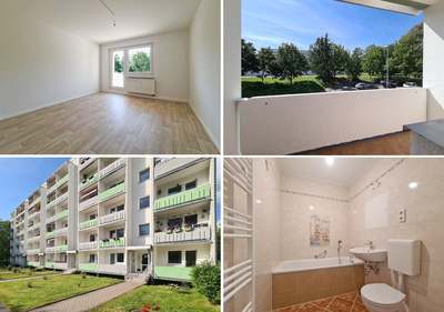 2 Warmmieten geschenkt*: chice, renovierte Balkonwohnung im beliebten 1. Obergeschoss