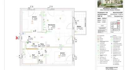 3-Zimmer-Wohnung mit Balkon, Top 14