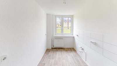 Ebenerdig erreichbare 2-Raum-Wohnung mit Balkon