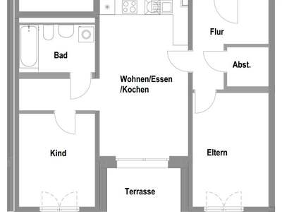 Herzogenaurach-3 Zimmer-Herzobase - Wohnberechtigungsschein II mit EK-Stufe 2 erforderlich! · Ortsbezug erforderlich · angegebene Miete bereits um Förderung reduziert · frei ab sofort