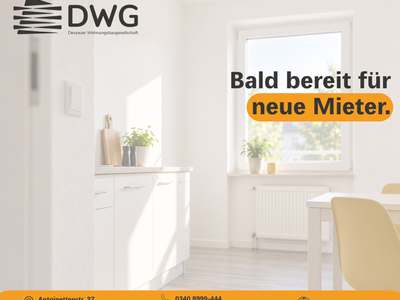 Charmante 3-Raum Wohnung im Zentrum · Dessau-Nord · frei ab 01.10.2026