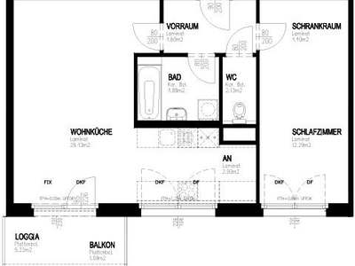 2-Zimmer-Wohnung · Mautner-Markhof-Gasse 9 | Stiege 2 / Top 16