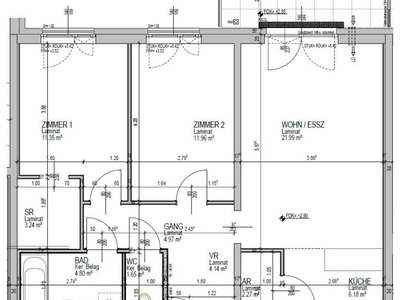 3 Zimmer · 72.55 m² · Am Wiesengrund 23 - Wohnungen