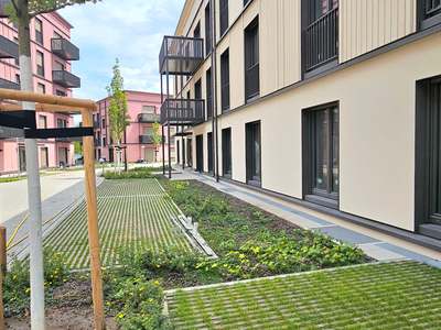 Perfekt für Paare und Familien - Neubauwohnung mit Einbauküche und moderner Ausstattung (nur mit Wohnberechtigungsschein 2-4 Pers.) · frei ab 16.10.2026