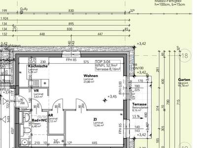 Haag | Geförderte Gartenwohnung in Miete mit Kaufoption | Top 3/4 | EG mit Garten