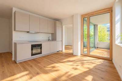 Letzte verfügbare Wohnung im Neubau Westend – 2 Zimmer, Balkon, Einbauküche & Duschbad