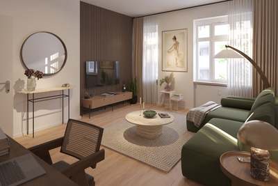 Frisch sanierte Altbauwohnung mit Aufzug und Balkon – ideal für Familien oder Paare.