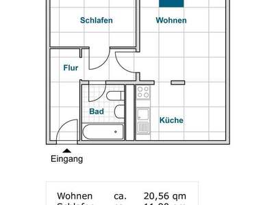 Zuhause fühlen: Ihre neue 2-Zimmer-Wohnung, zum kreativ werden!