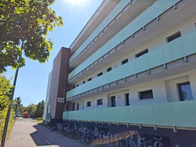 Großzügiges 1-Zimmer-Apartment mit Balkon, Dusche und EBK im 3. Obergeschoss in 96050 Bamberg · frei ab 15.10.2026