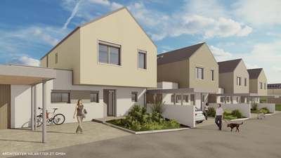 In Bau | Reihenhäuser in Siegendorf, St. Margarethner Straße | Siegendorf, St. Margarethner Straße - RH6