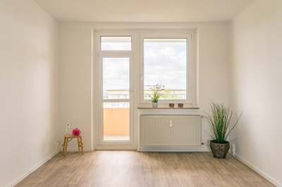 3-Zimmer-Wohnung mit Balkon und alle Räume mit Fenster